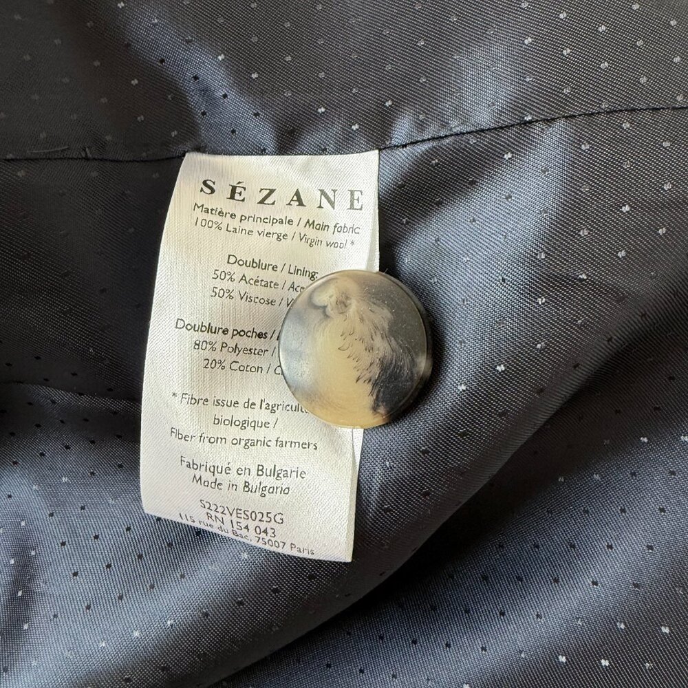 Sezane Christie jacket in Grey - 40 - Picture 8 of 16